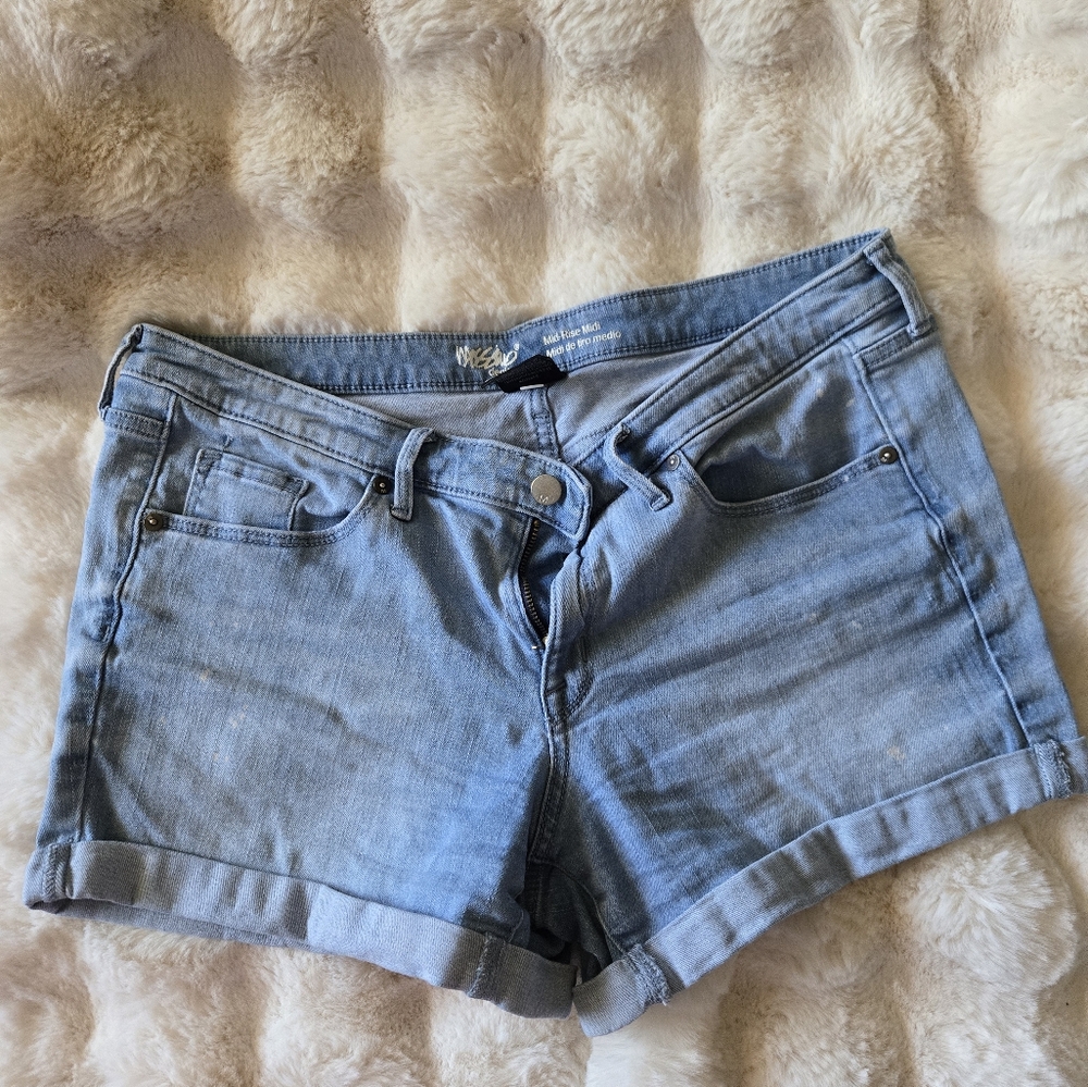 Vintage Massimo Denim Mid Rise Midi Shorts